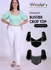 Bustier Top Sewing Pattern 'Blossom'