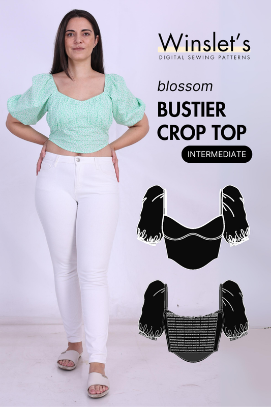Bustier Top Sewing Pattern 'Blossom'