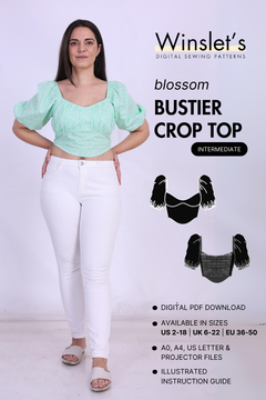 Bustier Top Sewing Pattern 'Blossom'