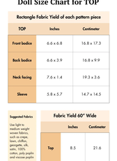 Dolls Dungaree Set Sewing Pattern 'Brooke'
