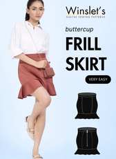 Frill Skirt Sewing Pattern 'Buttercup'