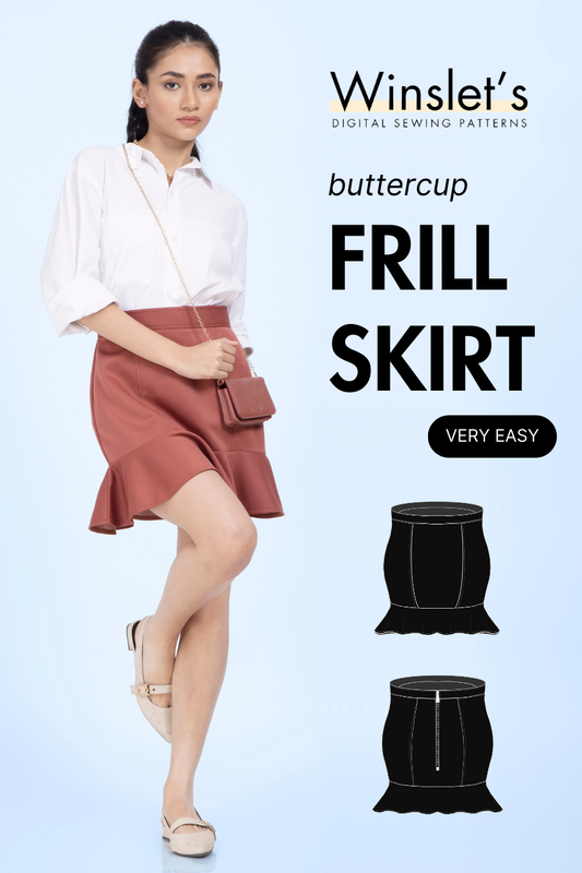 Frill Skirt Sewing Pattern 'Buttercup'