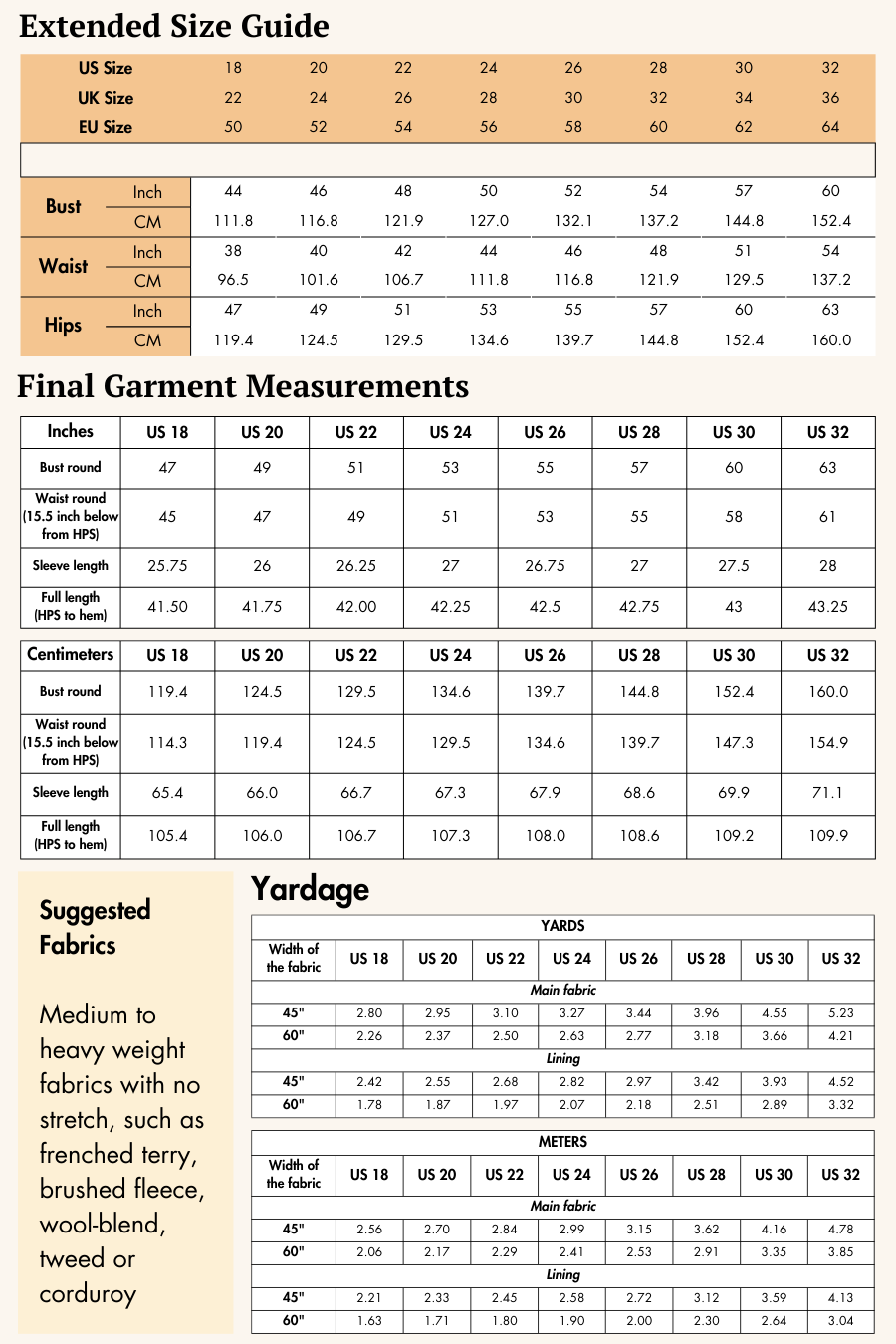 Straight-Cut Coat Sewing Pattern 'Camille'