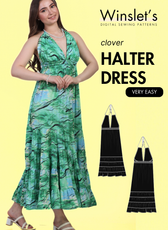 Halter Dress Sewing Pattern 'Clover'