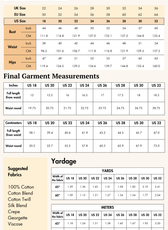 Side Slit Skirt Sewing Pattern 'Dahlia'