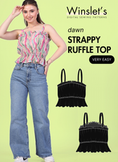 Strappy Ruffle Top Sewing Pattern 'Dawn'
