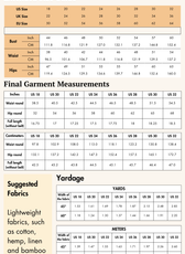 Ruffle Hem Shorts Sewing Pattern 'Flora'