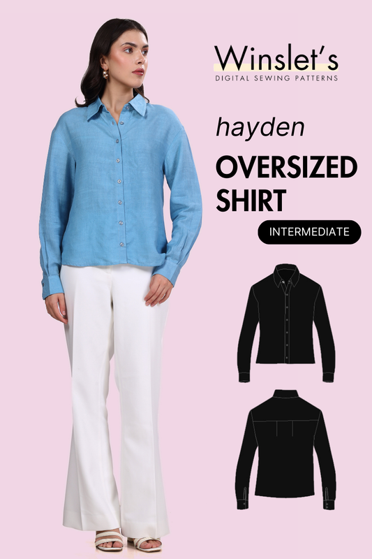 Oversized Shirt Sewing Pattern 'Hayden'