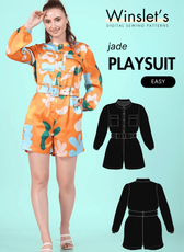 Playsuit Romper Sewing Pattern 'Jade'