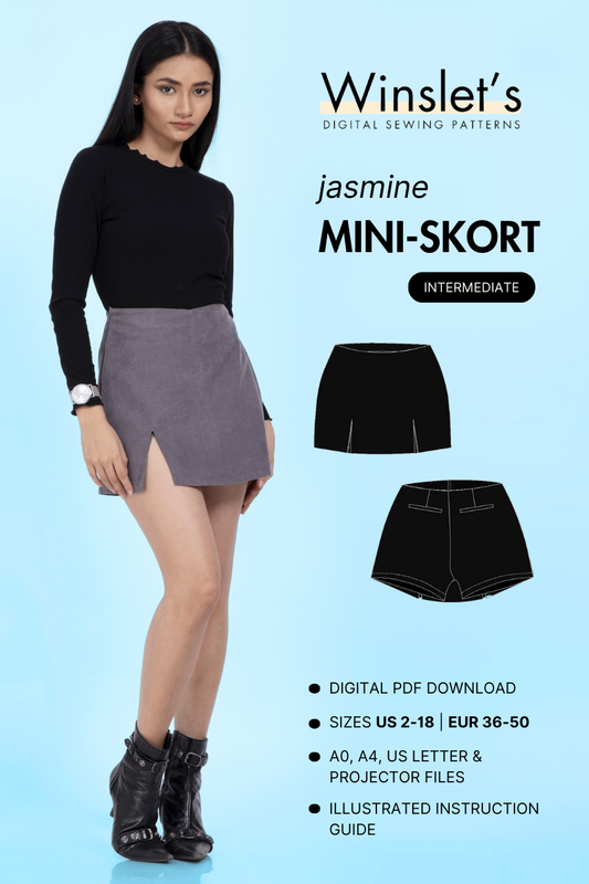 Skort Sewing Pattern 'Jasmine'