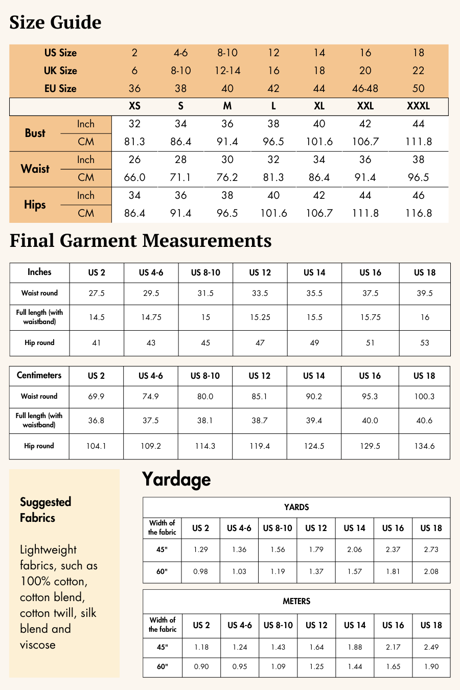 Skort Sewing Pattern 'Jasmine'