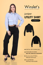 Utility Shirt Sewing Pattern 'Juniper'