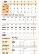 Draped Midi Skirt Sewing Pattern 'Lara'