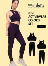 Activewear Coord Set Sewing Pattern 'Layla'
