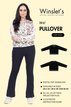 Pullover Sewing Pattern 'Lexi'