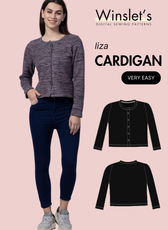 Cardigan Sewing Pattern 'Liza'