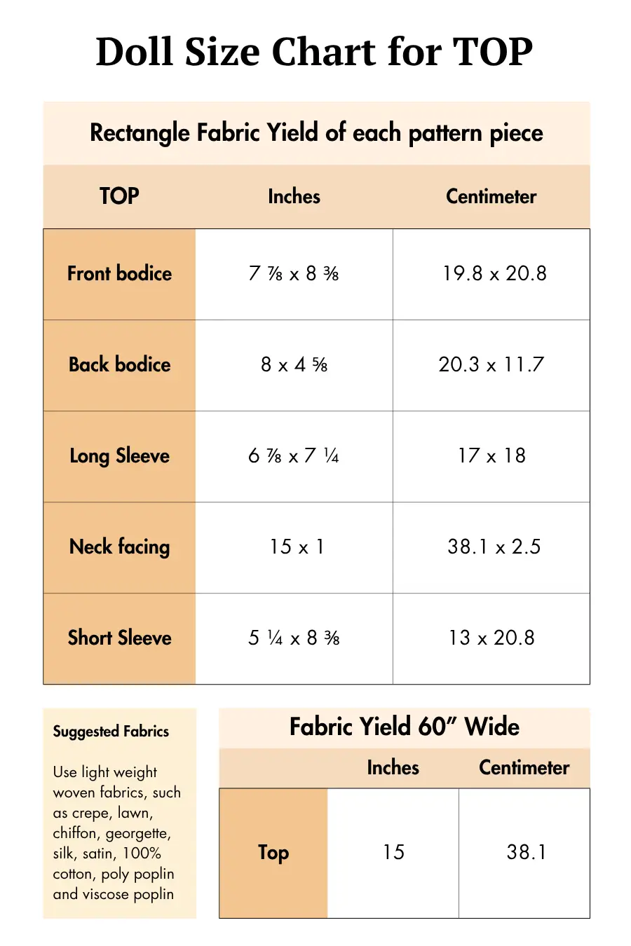 Dolls Retro Flare Set – Top & Flared Pants Set Sewing Pattern 'Mabel'