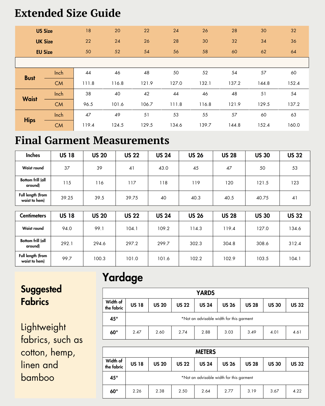 Cottagecore Maxi Skirt Sewing Pattern 'Maple'