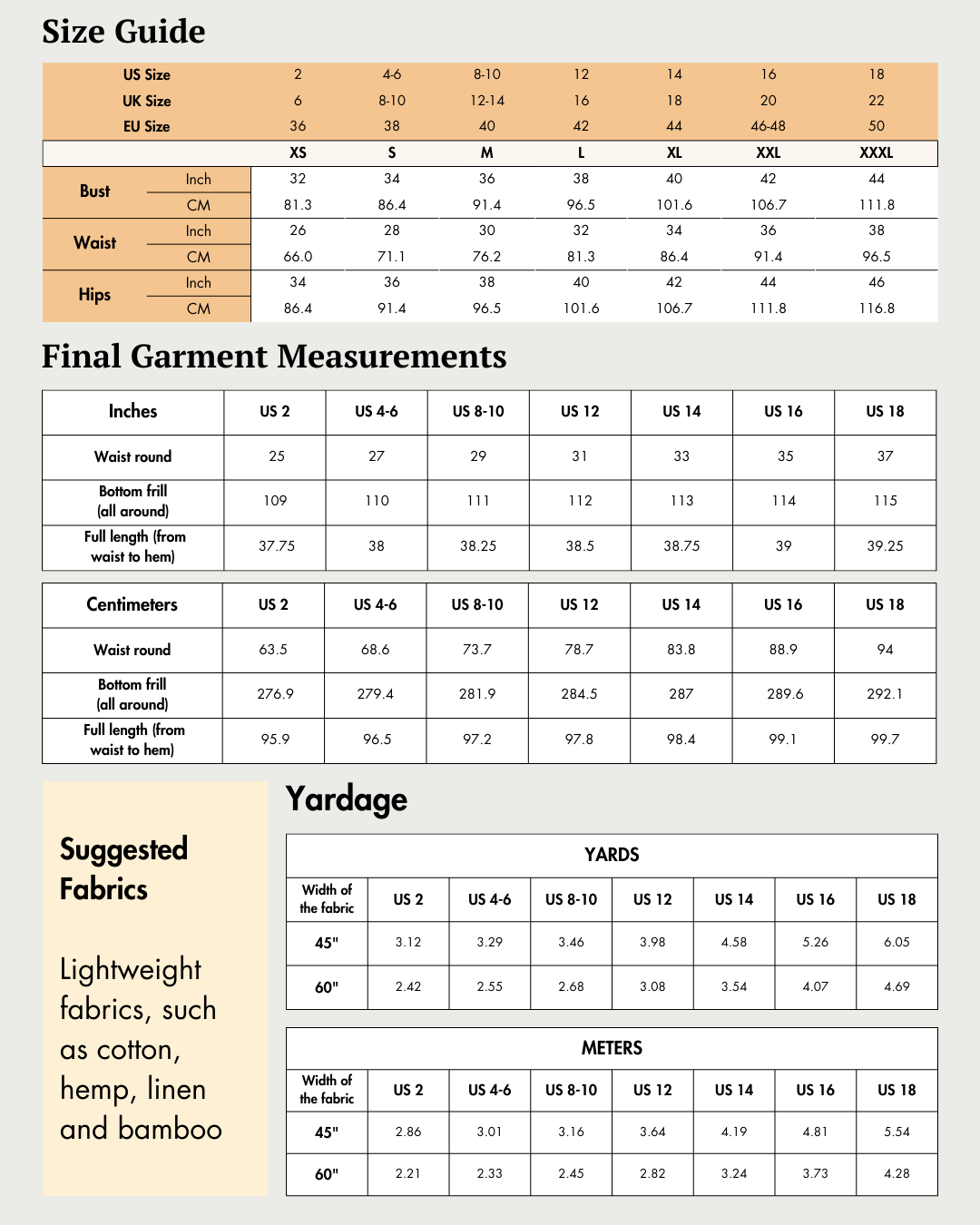 Cottagecore Maxi Skirt Sewing Pattern 'Maple'