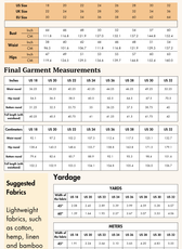 Wide Leg Belted Trousers Sewing Pattern 'Margot'