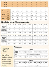 Wide Leg Belted Trousers Sewing Pattern 'Margot'