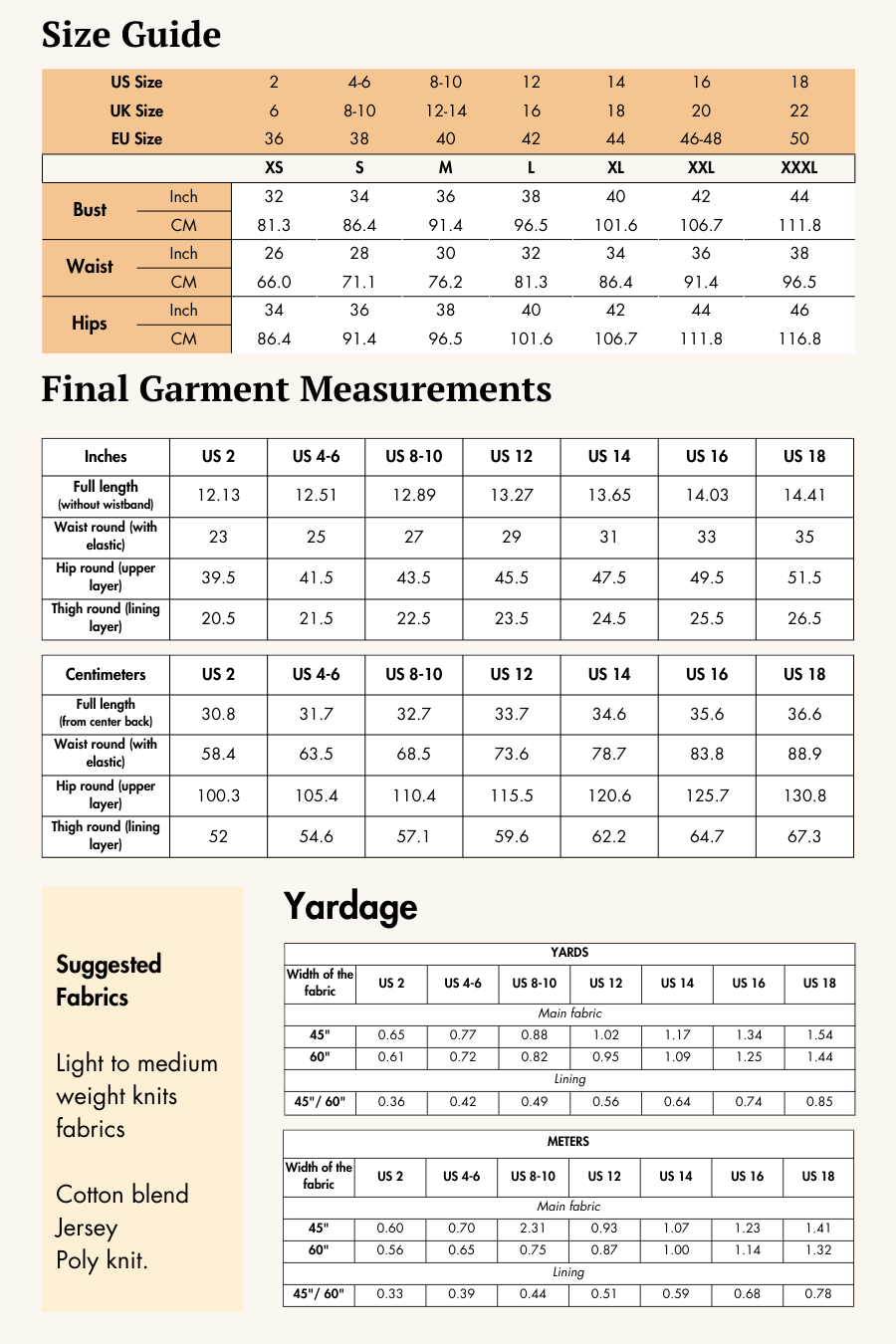 Training Shorts Sewing Pattern 'Maria'