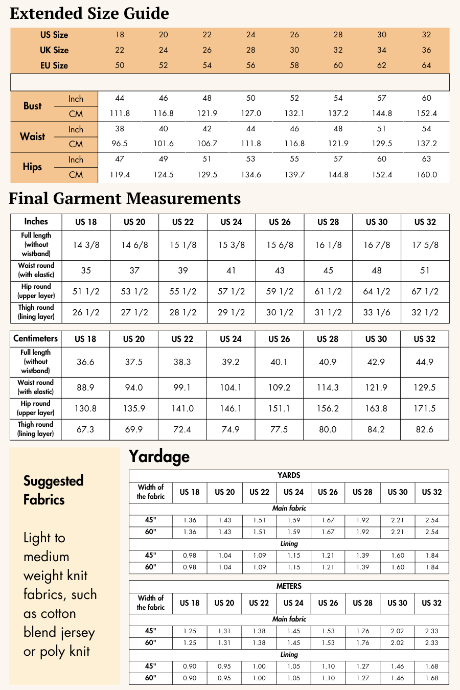 Training Shorts Sewing Pattern 'Maria'