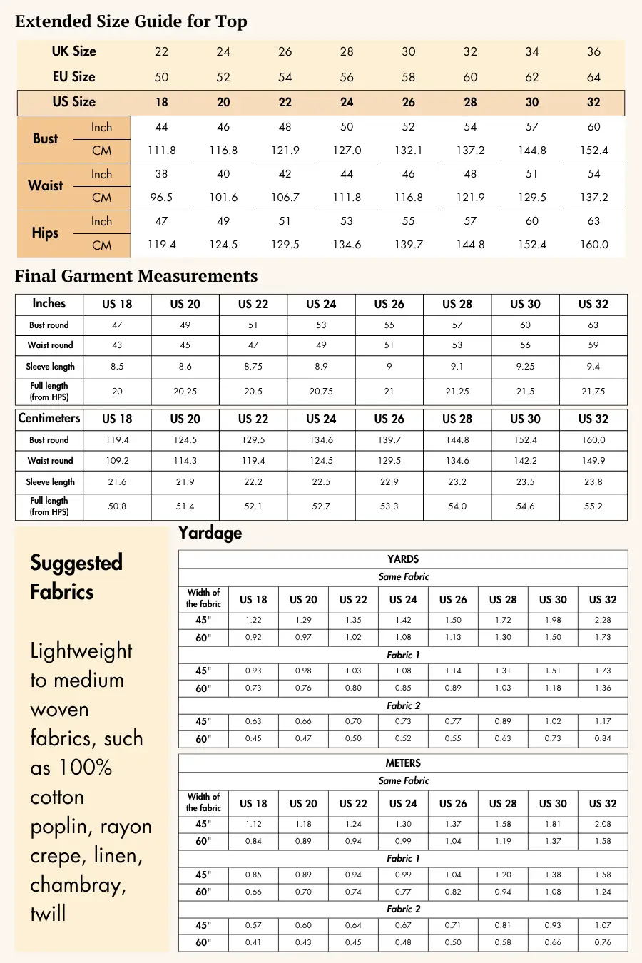 Square-Neck Top and Full Length Pants Coord Set Sewing Pattern 'Mary'
