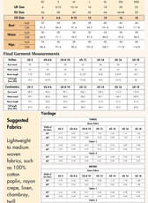 Square-Neck Top and Full Length Pants Coord Set Sewing Pattern 'Mary'