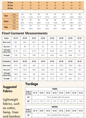Wide Leg Pants Sewing Pattern 'Maya'