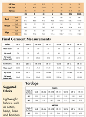 Wide Leg Pants Sewing Pattern 'Maya'