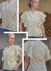 Flutter Sleeves Dress Sewing Pattern 'Euphoria'