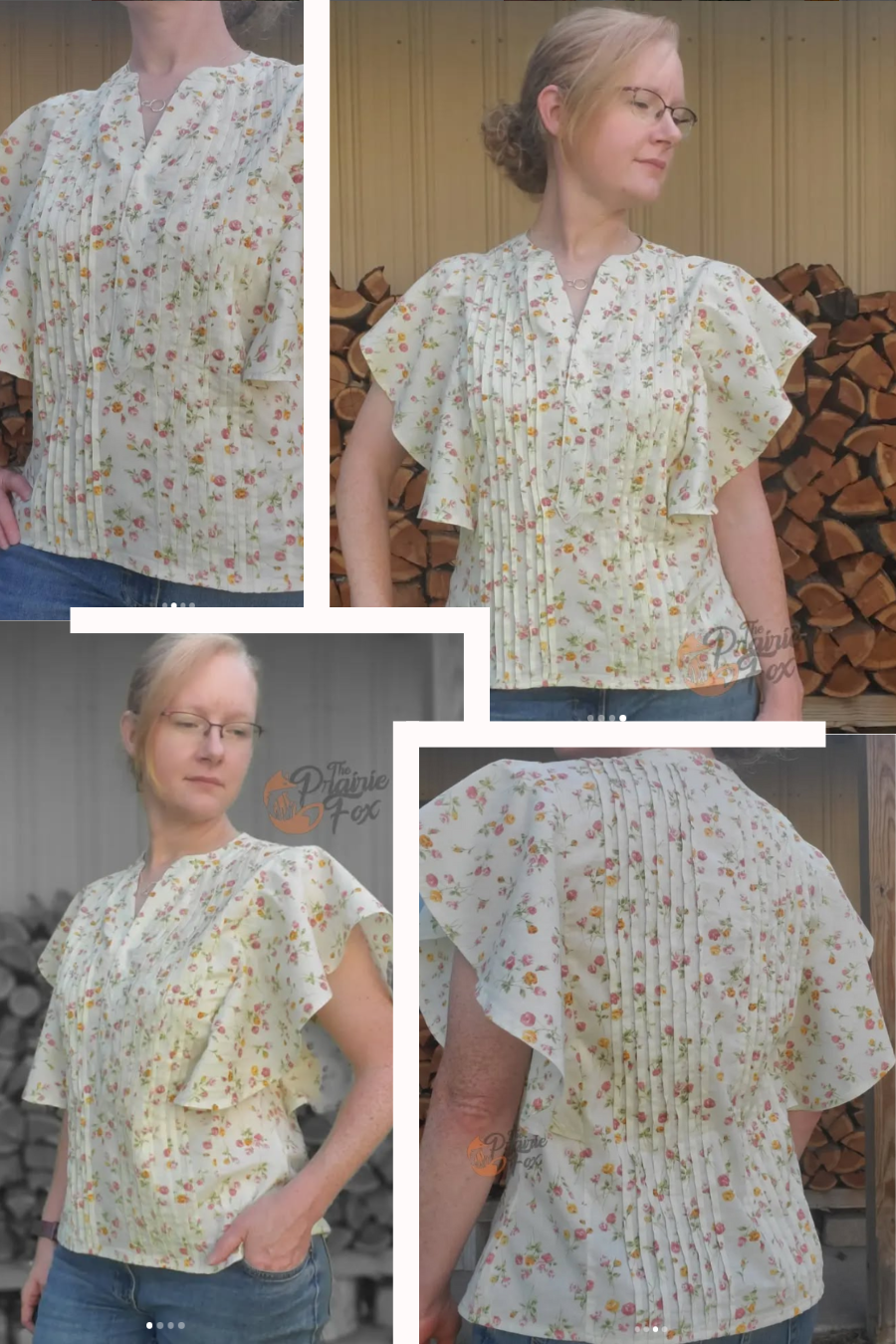 Flutter Sleeves Dress Sewing Pattern 'Euphoria'