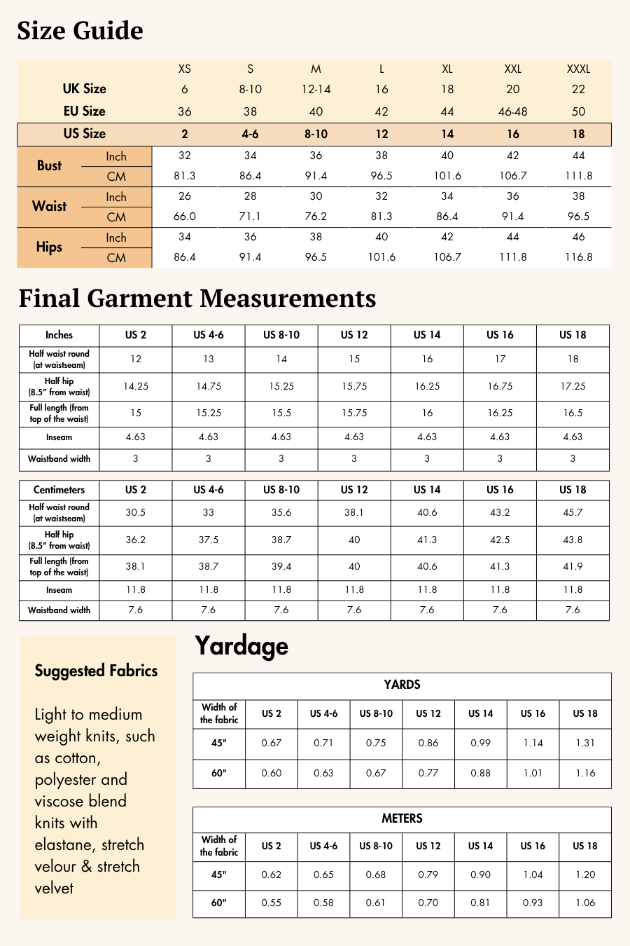 Biker Shorts Sewing Pattern 'Nadia'