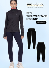 Wide Waistband Leggings Sewing Pattern 'Nova'