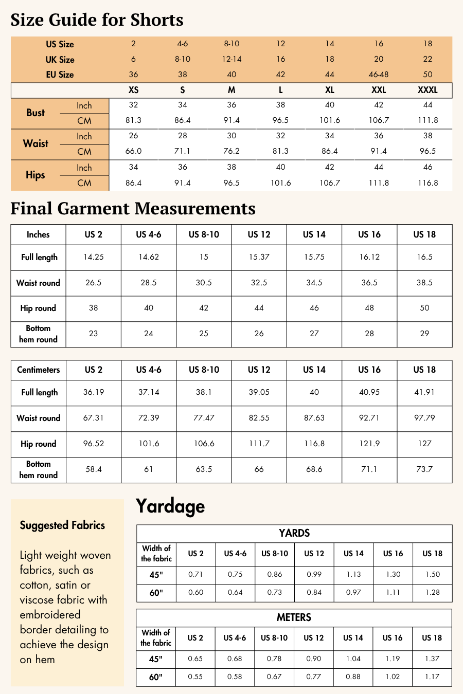 Summer Coord Set Sewing Pattern 'Olivia'