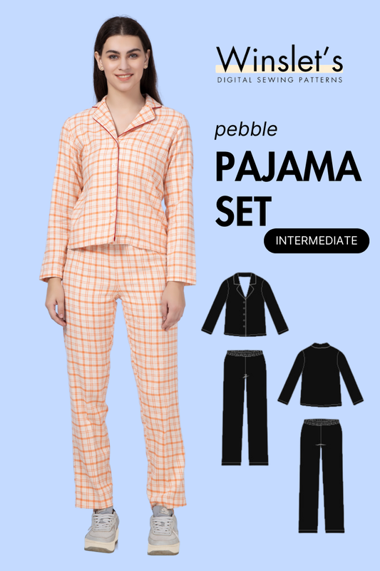 Pajama Set Sewing Pattern 'Pebble'