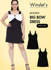 Bow Dress Sewing Pattern 'Phoebe'