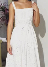 Sundress Midi Women's Dress PDF Sewing Pattern Fiona