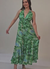 Halter Maxi Dress Sewing Pattern 'Clover'