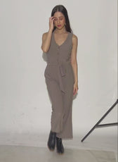 V-Neck Jumpsuit Sewing Pattern 'Parker'