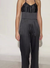 Tie-up Halter Neck Jumpsuit Sewing Pattern 'Lorraine'
