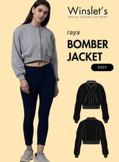 Bomber Jacket Sewing Pattern 'Raya'