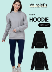Hoodie Sewing Pattern 'Rhea'