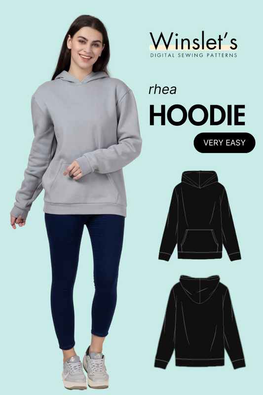Hoodie Sewing Pattern 'Rhea'