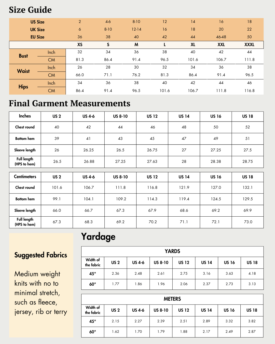 Hoodie Sewing Pattern 'Rhea'