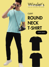 Men's Round Neck T-shirt Sewing Pattern 'Ryan'