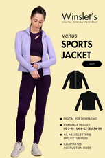 Sports Jacket Sewing Pattern 'Venus'