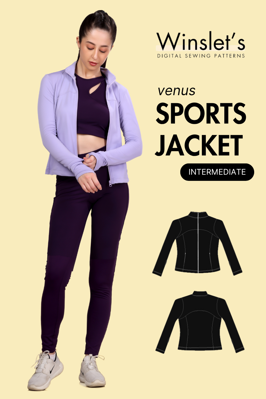 Sports Jacket Sewing Pattern 'Venus'