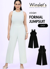 Formal Jumpsuit Sewing Pattern 'Vivian'